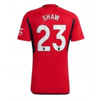 Manchester United Luke Shaw #23 Hjemmedrakt 2023-24 Kortermet